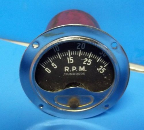 Vintage race car - hot rod - rat rod- 6cyl -6 volt - sun dash tachometer part