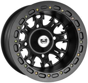 Douglas wheel diablo beadlock 12x7 2+5 offset 4/136 bolt black
