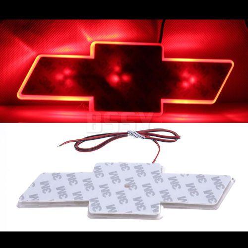 For chevrolet cruze led car emblem badge auto symbol decal light red lamp