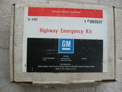 1970 1971 1972 1973 nos gm highway emergency kit 993537 lt1 corvette camaro nova