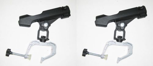 Pair of brand new kufa clamp on rods holder with twist lock rh20x2