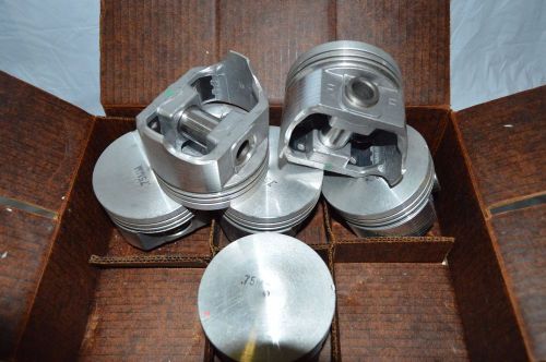 Chevy car 189 3.1 88-94 engine piston set cavalier .75mm over olds buick pontiac