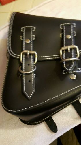 Harley leather saddlebag-bobber/ choppper