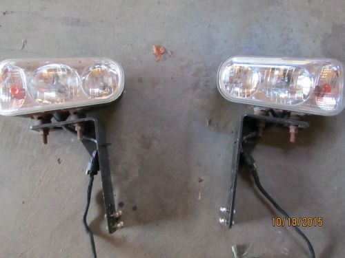 Snow plow lights