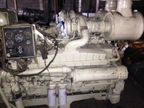 Cummins vta28m marine diesel 625hp engine with only 4000 hr since major overhaul