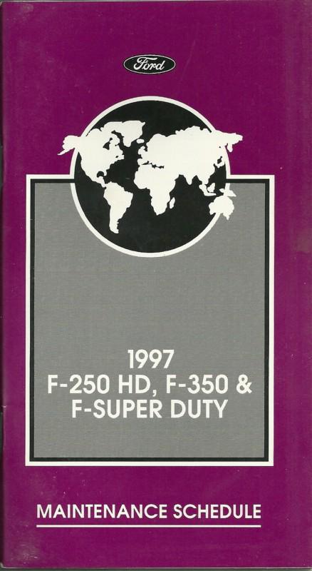 RARE FORD F-250 HD, F-350 AND F- SUPERDUTY COMPLETE OWNERS MANUAL SET, UNUSED, US $47.00, image 4