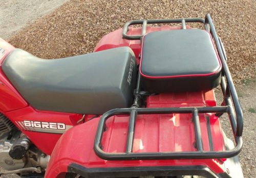 16" x 12" red rear rack seat pad atv atc utv go cart golf cart passenger seat
