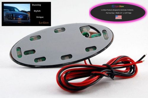 Pink led lo-glow light assessory for your 3.5" wide ford emblem badge