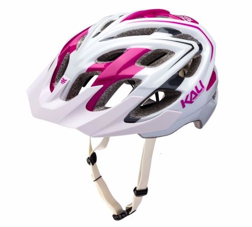 New kali protective chakra plus sonic xc mtb dh helmet white/ magenta all sizes