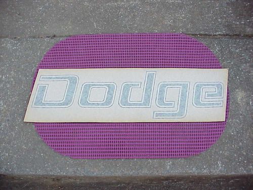 1972 73 74 75 76 77 78 79 80 dodge truck nos mopar black tailgate decal