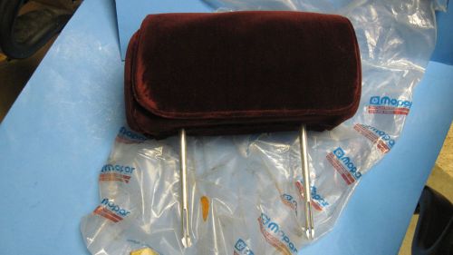 Mopar burgandy headrest n.o.s.90-91 van models ar75kr8