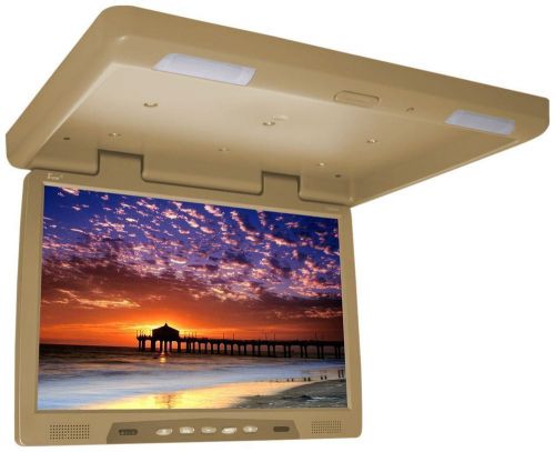 Tview t2207ir 22&#034; thin overhead car/truck/suv video monitor ir transmitter beige