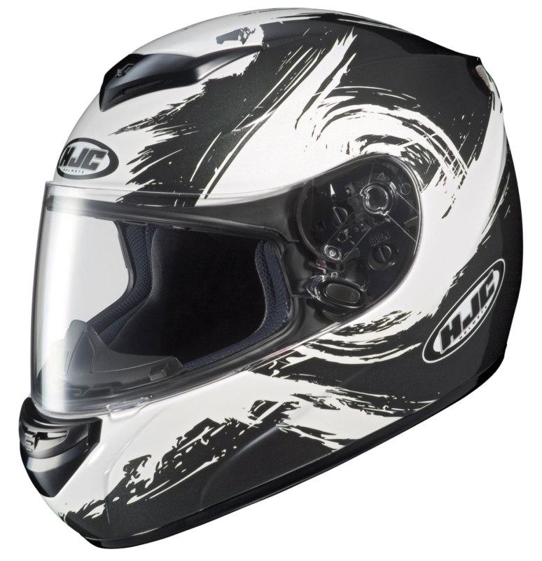 Hjc cs-r2 contrast full face  street motorcycle helmet black size  x-large