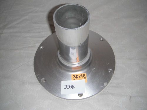 New garelick table base floor deck mount 9 1/4" base &amp; 2 7/8" hole (3396)