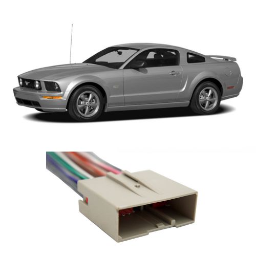 Ford mustang (early) 2008 factory to aftermarket radio harness adapter