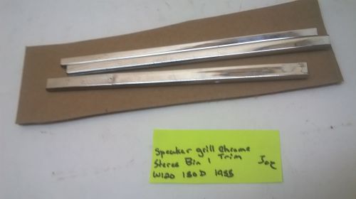 Mercedes stereo chrome speaker grill 180 190 219 220 s/se/sl/d ponton