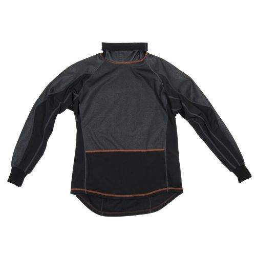 Men’s base layer turtleneck black w/red stitching sz medium