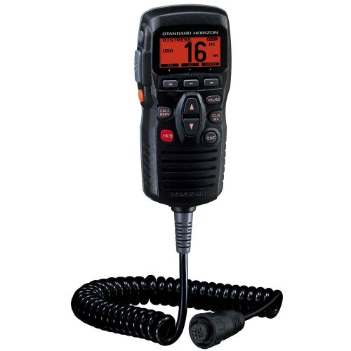 Standard horizon cmp31b ram3+ remote station microphone, black,