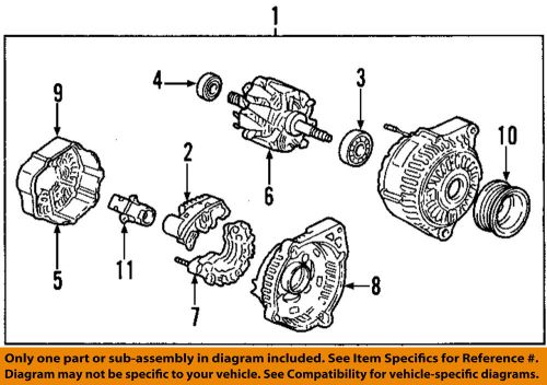 Honda oem 06-09 s2000-voltage regulator 31150pzx003