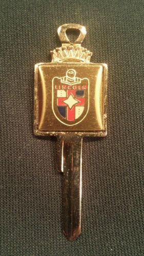 Vintage ford gold crest "d" car key blank, 1950's - 1960's classic  #68