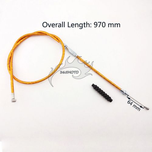 Pit dirt bike gold clutch cable for 50cc-160cc xr50 crf ssr sdg thumpstar gpx