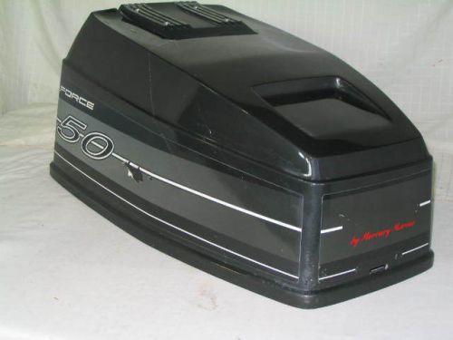 Force outboard motor boat engine cover cowling hood mercury marine 50hp