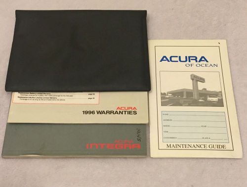 Acura integra gsr owners manual + maintenance guide // oem usdm 94-01