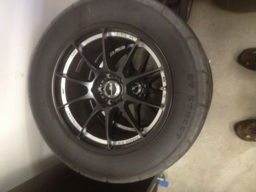 Mt et street radials p305/45-18 on konig milligram black 18x9.5 5-114.3