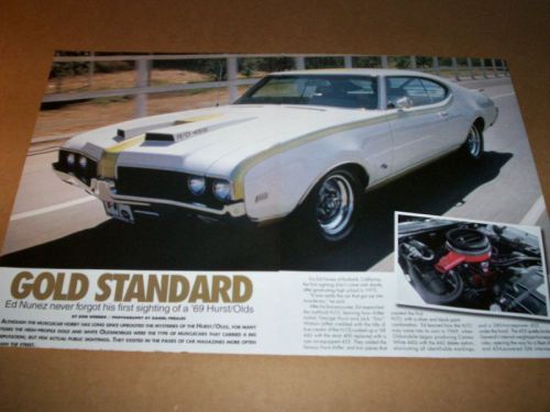 69 1969 oldsmobile 455 hurst/olds magazine article