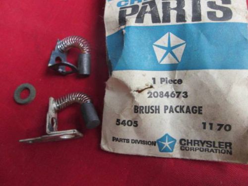Nos mopar alternator brush set fits 1961-69 models1960 val imp models 2084673