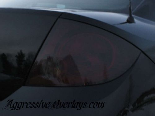 24&#034; smoked vinyl film sheet taillight tint film