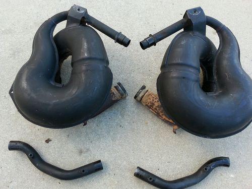 87-06 banshee stock head exhaust pipes