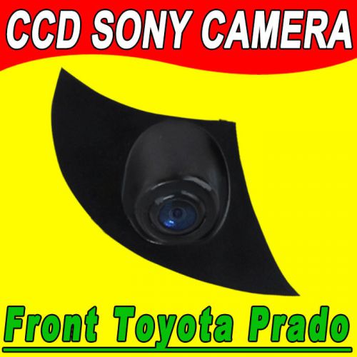 Top ccd car camera for toyota logo front pal/ntsc/no guide line rav4 corolla gps