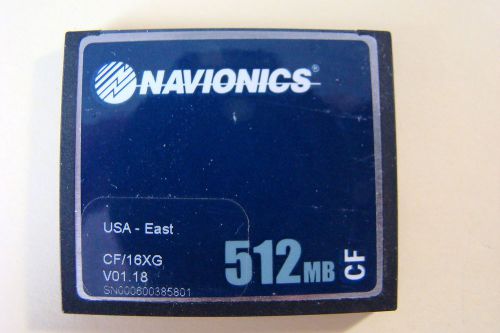 Navionics cf chart card for usa - east 512 mb