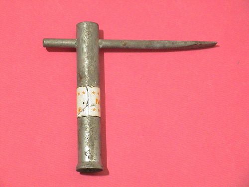 Mcgard wheel lugnut key lock wrench --  with orange stars -- anti-theft security