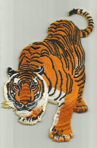 "tiger" iron on biker patch harley davidson honda rockabilly hog