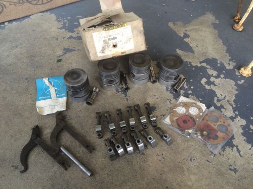 1970's mercedes benz piston set rocker arm made in england 180 200 320 original