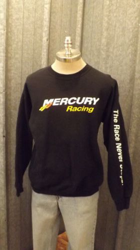 Mercury marine racing sweatshirt sz m outboard