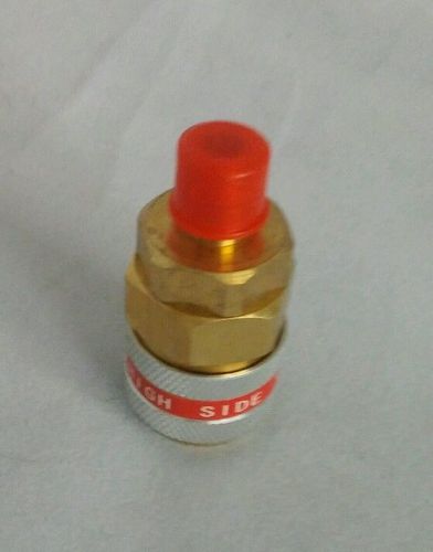 Quick coupler r-134a red a/c fitting