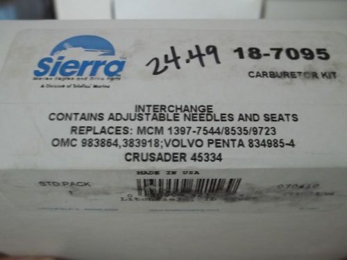 Sierra 18-7095 carburetor kit mcm 1397-7544 omc 983864 volvo penta 834985-4