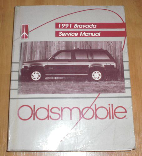 1991 91 oldsmobile bravada gm dealer service shop manual