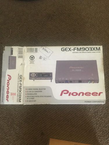 Pioneer universal xm satellite digital tuner system gex-fm903xm