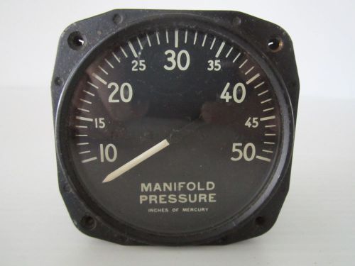 Vintage aircraft square d company an 5770-1 manifold pressure gage type #788k-02