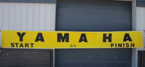 Yamaha adm-11110-09-01 start and finish banner