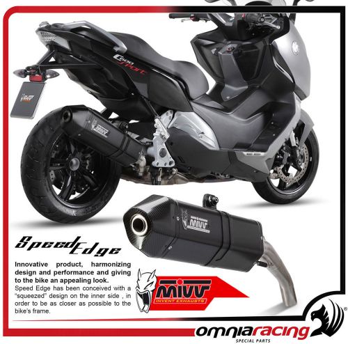 Mivv speed edge black - bmw c 600 sport 2012 12> exhaust silencer muffler escape