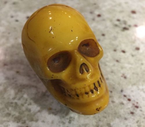 Bakelite skull shift knob indian knuckle pan flat head 74 45 harley rat rod moto
