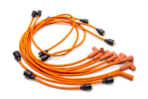 Mopar orange carbon suppressed core mopar b/rb spark plug wire set p/n p4529792