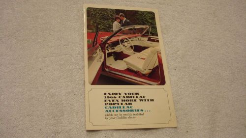 1966 cadillac dealer accessory brochure