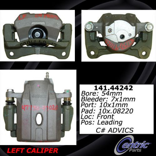 Centric parts 141.44242 front left rebuilt brake caliper with hardware