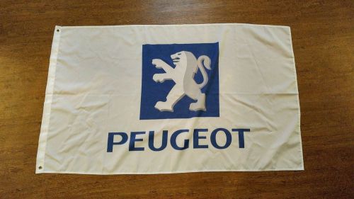 Peugeot flag banner logo 3x5 150x90cm garage mamcave enthusiast flag